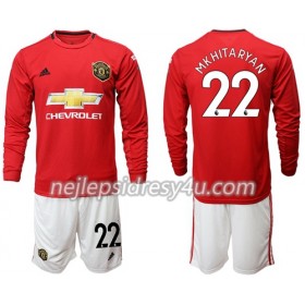 Fotbalové dres Manchester United Mkhitaryan 22 Dětské Domácí 2019/20 Dlouhý Rukáv